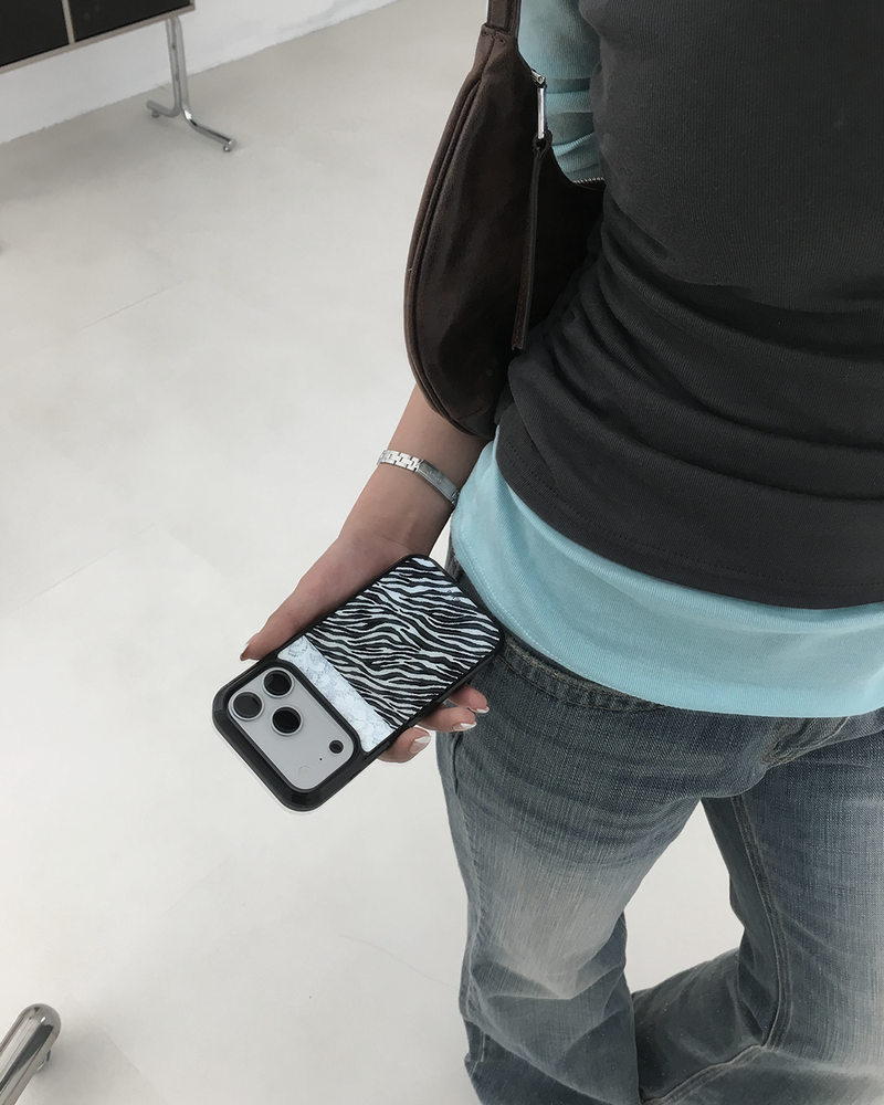 [MADE] Wild Zebra  Lace phone case