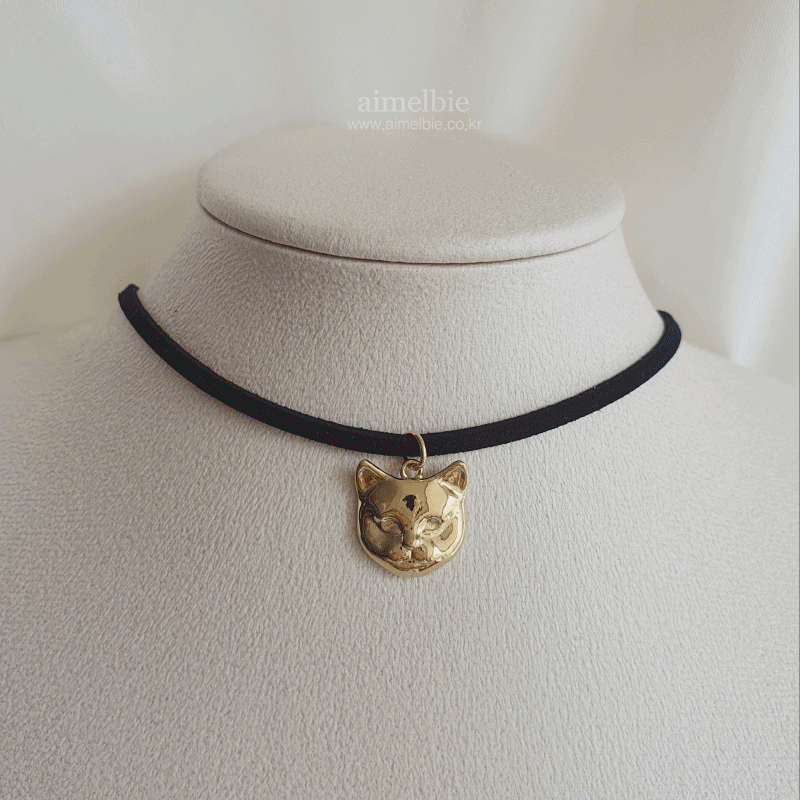 aimelbie(アイメルビー)の「メルビーザキャットシリーズ - キャットフェイスチョーカー(アクセサリー)」