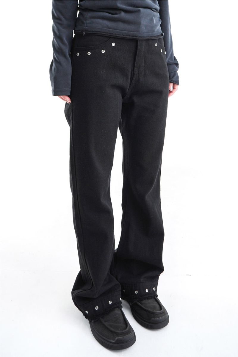 WOOHWA(ウファ)の「WESTERN EDGE BLACK DENIM(Pants)」