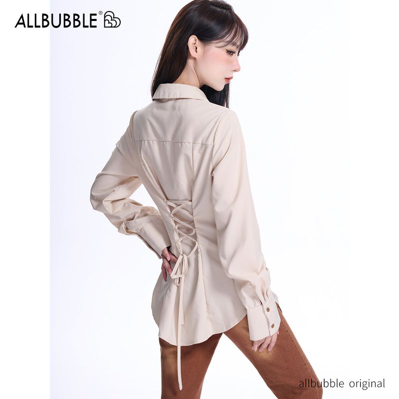 allbubble love embroidered shirt