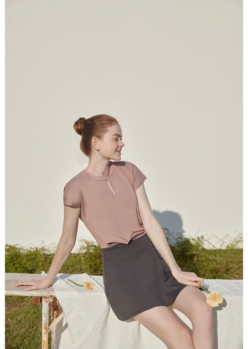 VALLO DE NERA(ベロディネラ)の「Lily swimdress Indi pink&Charcoal(Swimwear)」