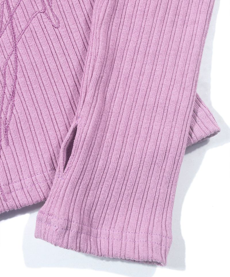 UNBALANCED OFF-SHOULDER TOP_Purple
