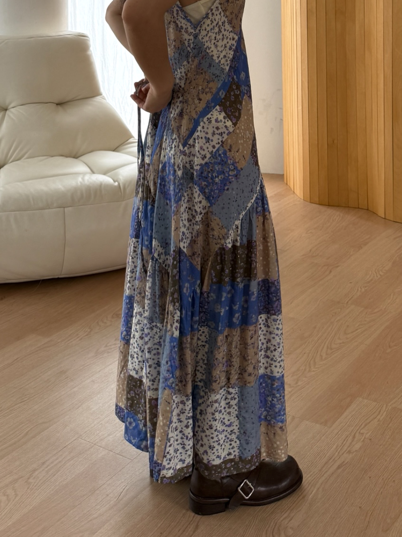 summer vacation long dress 