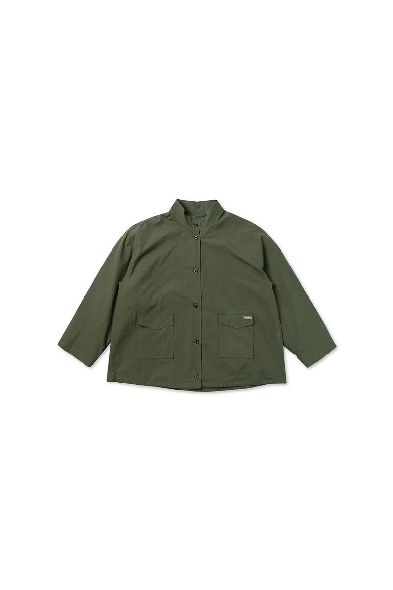 Cove half trench jacket_khaki