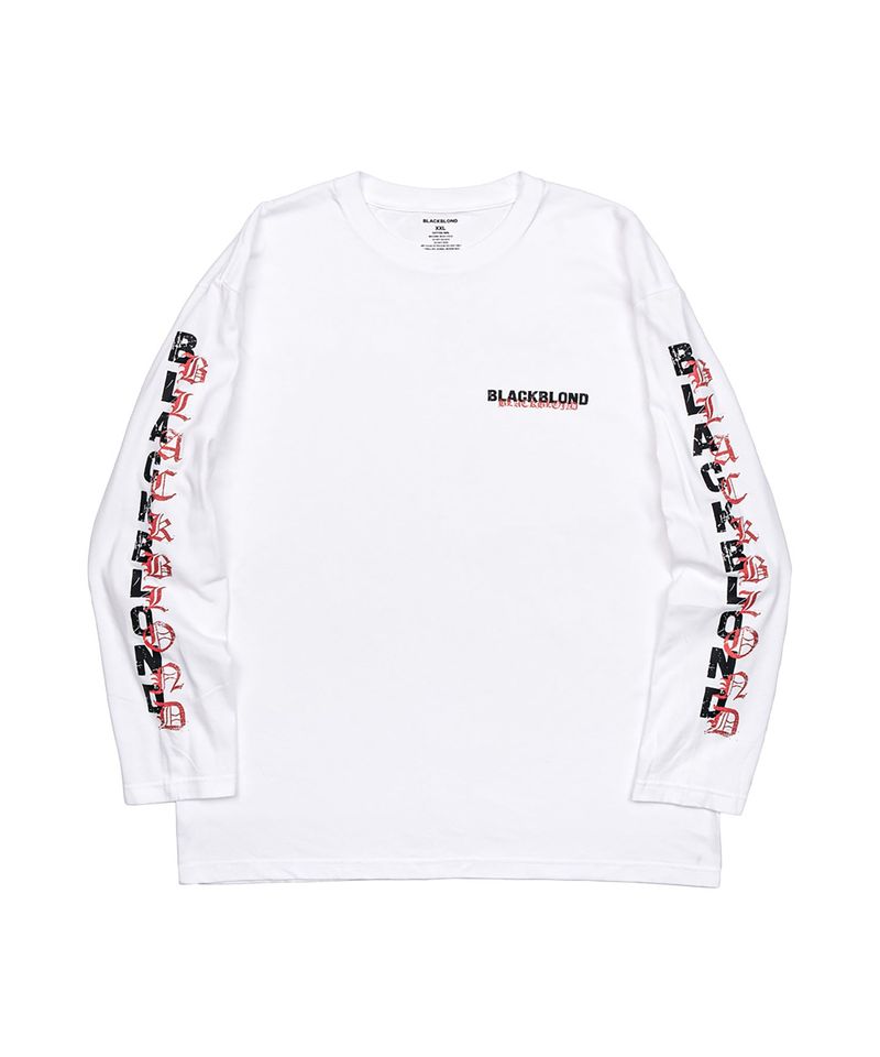 BBD Overlap Logo Long T-Shirt (White)