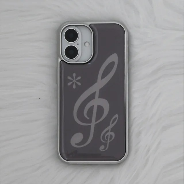 Youth Spirit（ユース スピリット）の「note Charcoal Gray Silver Epoxy Case（Smartphone Accessories）」