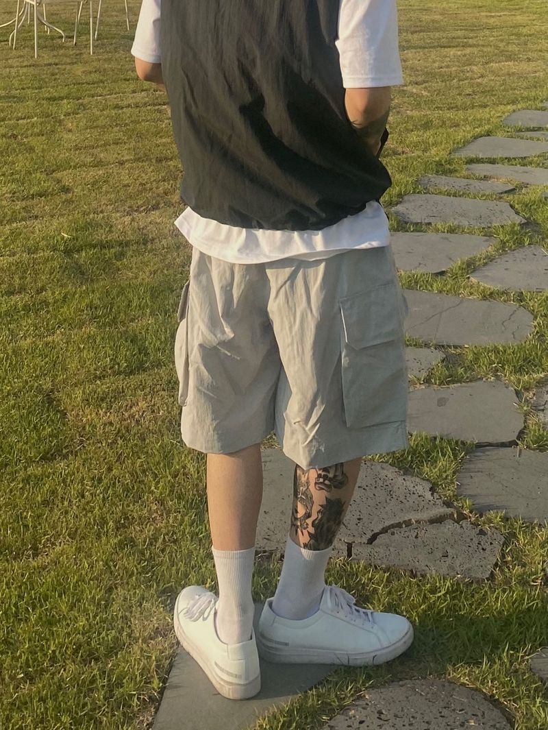 Mam's Nylon Cargo Bermuda Pants 2C