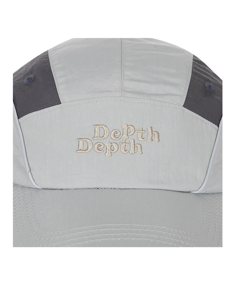 Depth Nylon 7 Panel Cap Light Gray