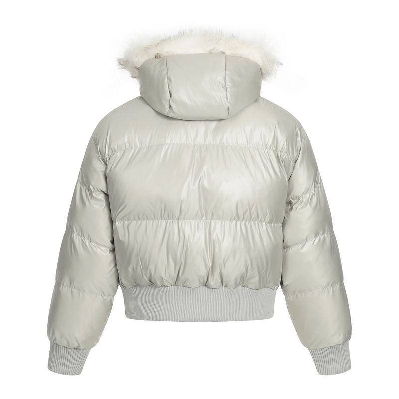 Extreme Patch Volume Hooded Puffer Jacket