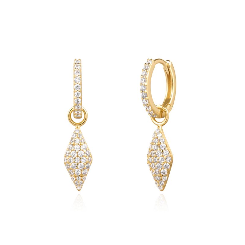 ANIA HAIE（アニア ハイエ）の「ゴールドパヴェスパークル925シルバーリングイヤリングE061-13G（アクセサリー）」