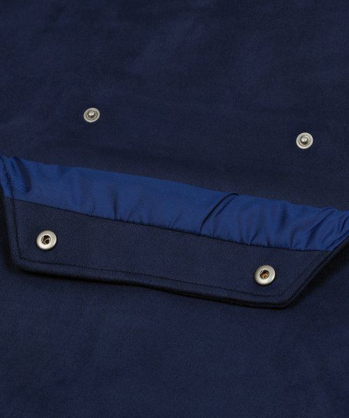87-STAN025 [Vegan Suede] Multi-pocket Suede Best Navy