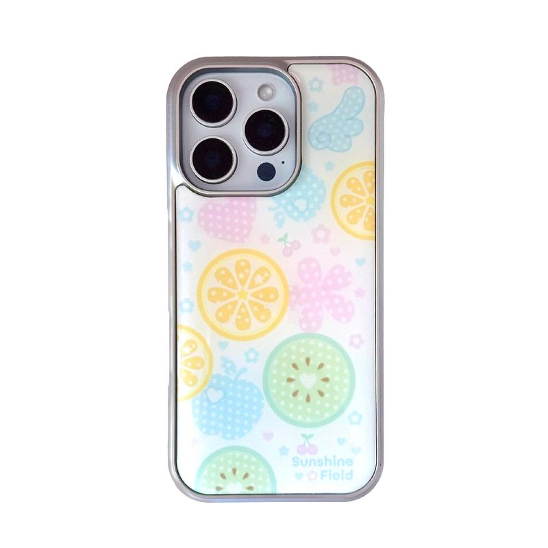 SUNSHINE FIELD（サンシャインフィールド）の「シトラスドリームケース (シルバーエポキシバンパー)（スマホグッズ/小物）」