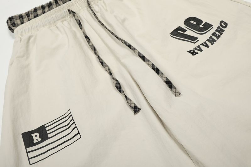 97 Checked Waist Wide Pants