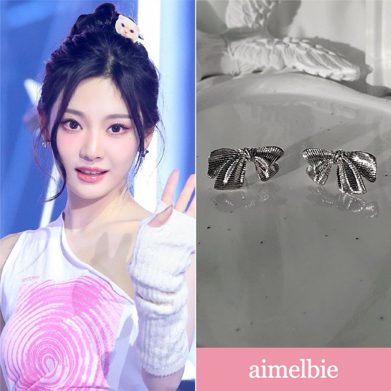 aimelbie（アイメルビー）の「[Aespa NingNing Piercing] Jane Ribbon Piercing - Silver Color（Accessories）」