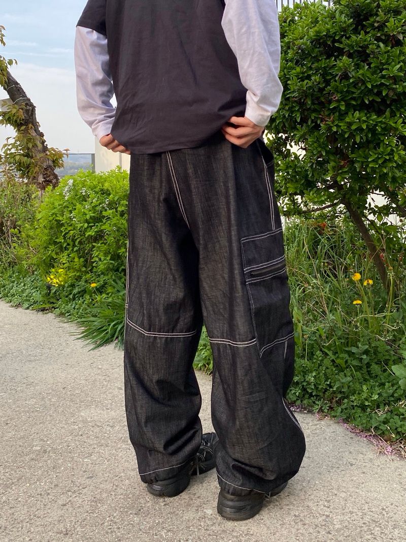 Stitch One Cargo Balloon Pants 1C
