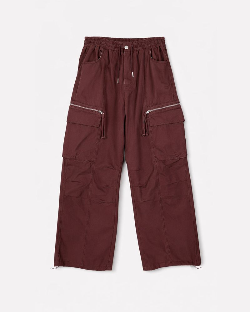 Zeka Zip Cargo Wide Pants