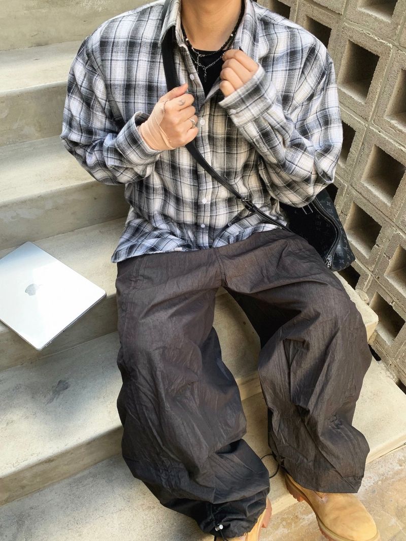 Suss grunge check shirt 2C