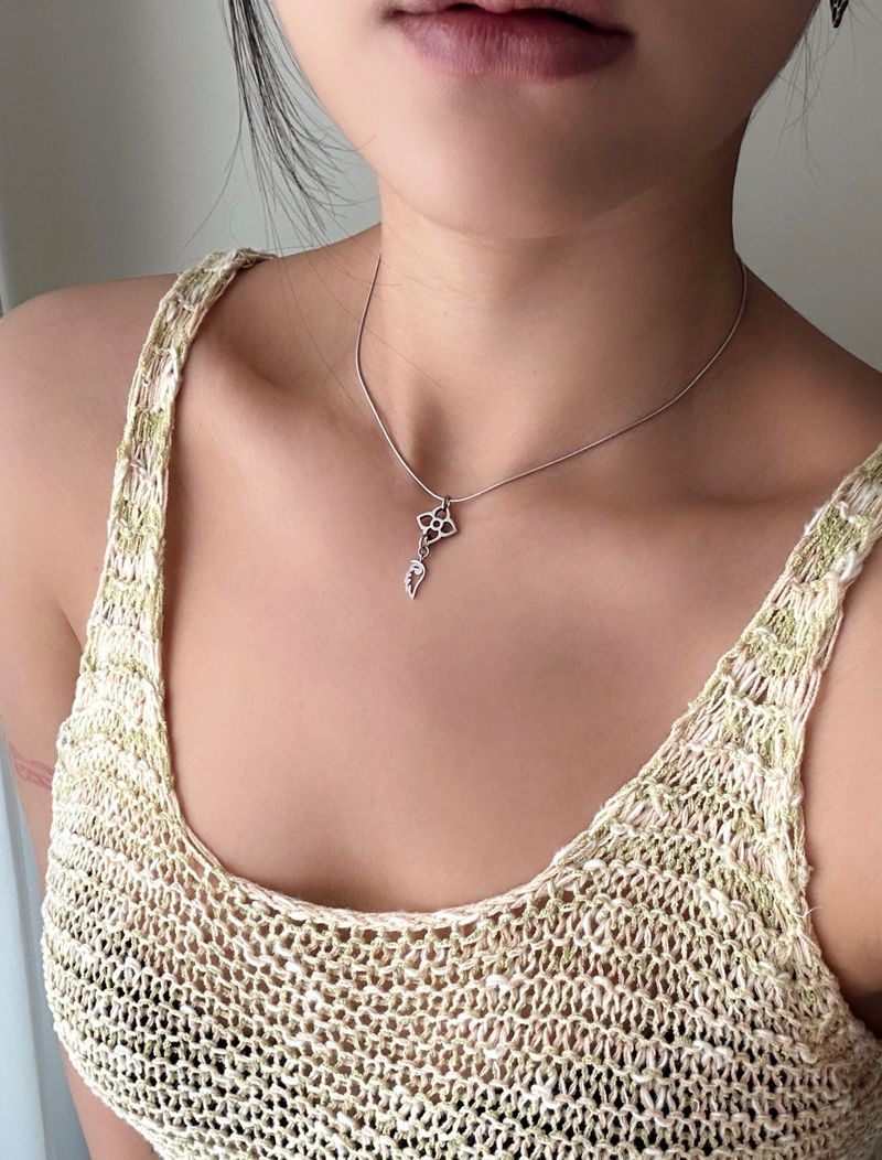 mini dream catcher necklace