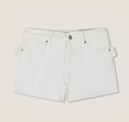 Kine Eyelet Belted Shorts