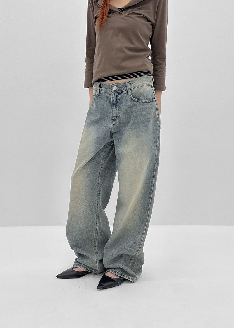 [MADE] Pesto Low Wide Denim Pants