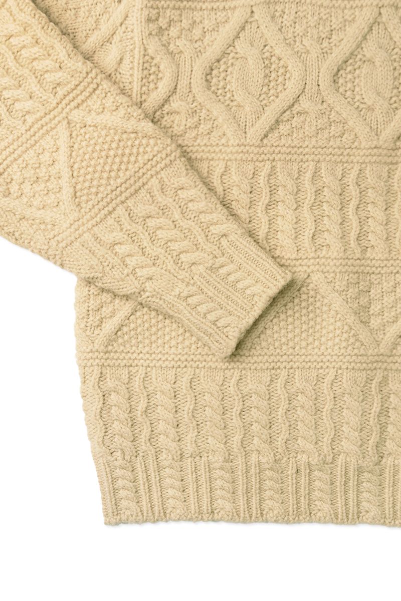 Carol cable knit_beige