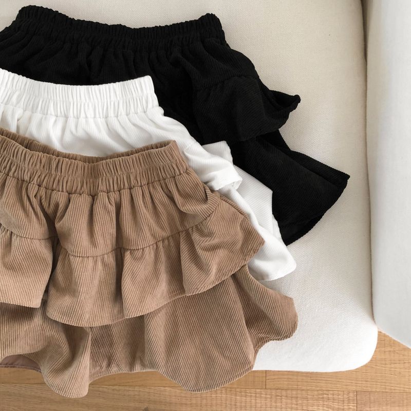 [3 colors/correcting body shape!] Winnie Golden Kang Can Underpants Mini Skirt