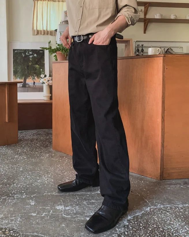 2PLAN（ツープラン）の「KEF Semi-Wide Black Jeans（Pants）」