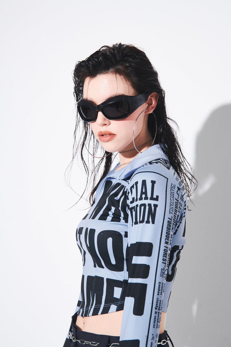 NEWS COLLAR T-SHIRT