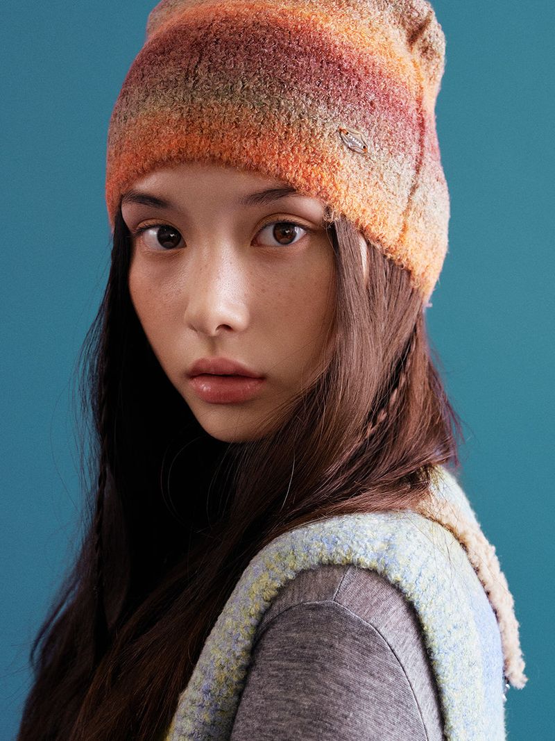 Ethnic Buckle Beanie