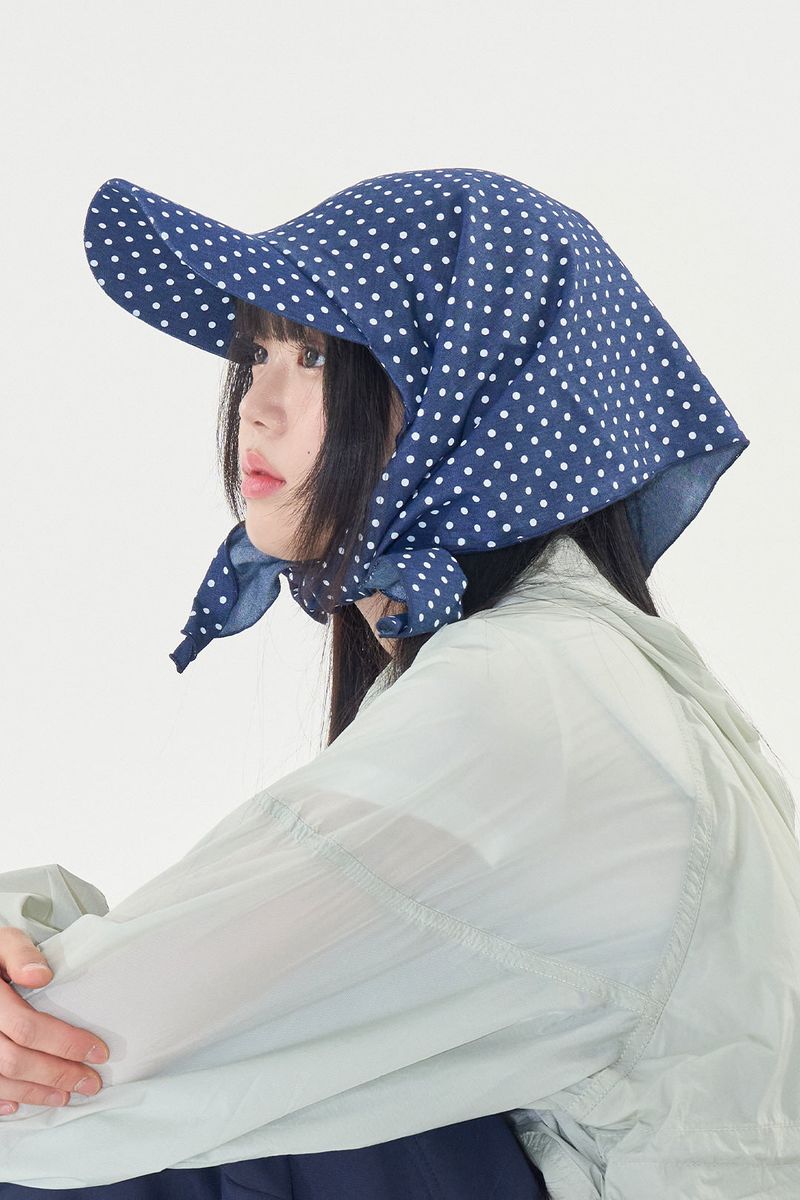 Mireo dot scarf cap