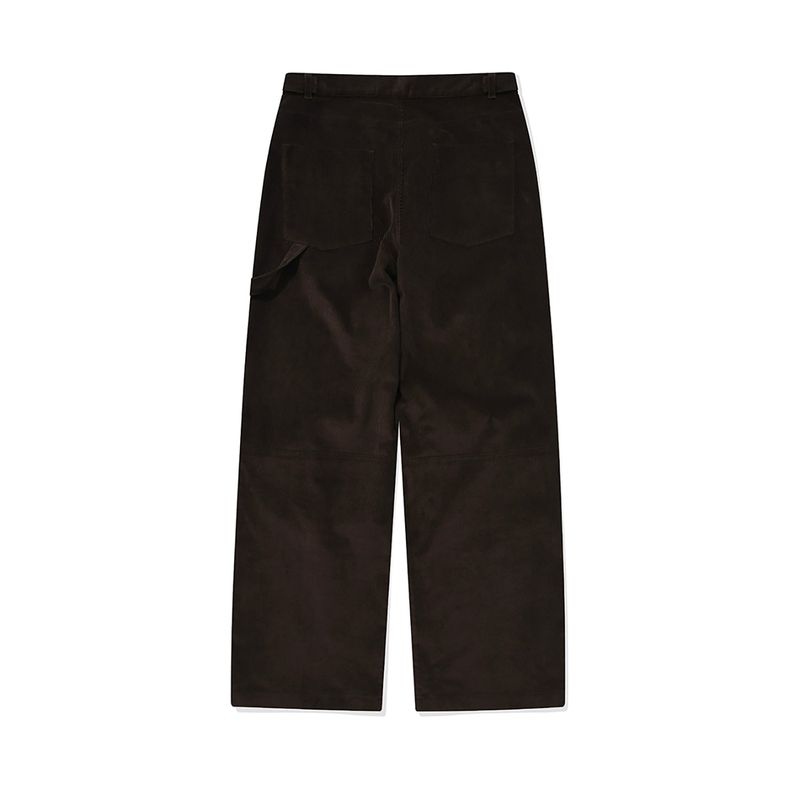 Corduroy carpenter pants / Dark brown