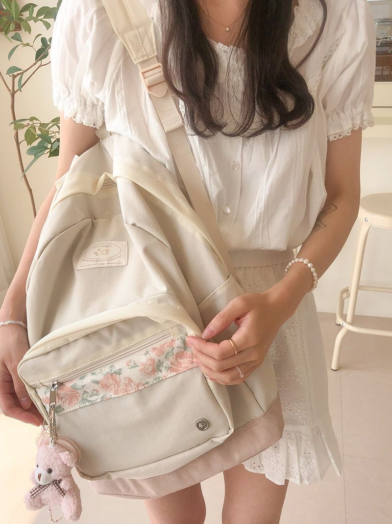 Bon voyage backpack_vintage rose