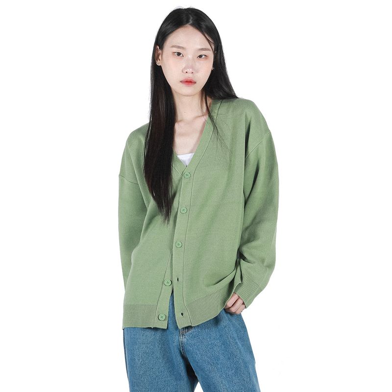 C Wear by the Genius（シーウェア バイザジーニアス）の「OVERSIZED CARDIGAN APPLE GREEN（）」