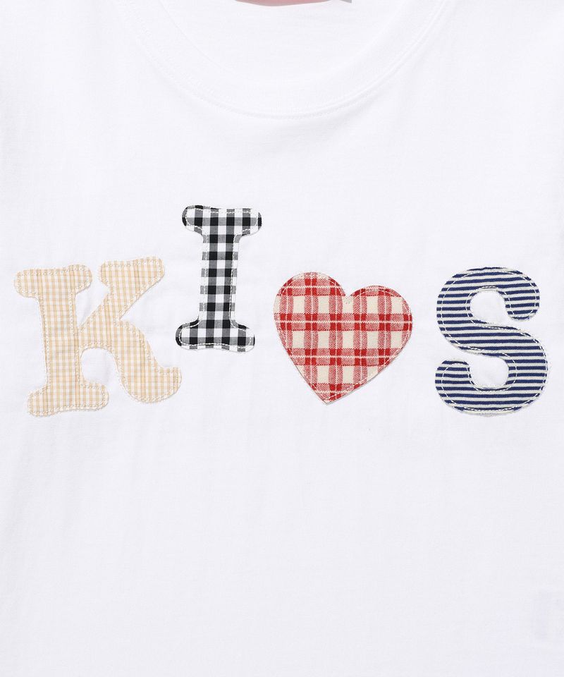 Bumpy Kiss Logo App Tee White (KIB6MFT503B)
