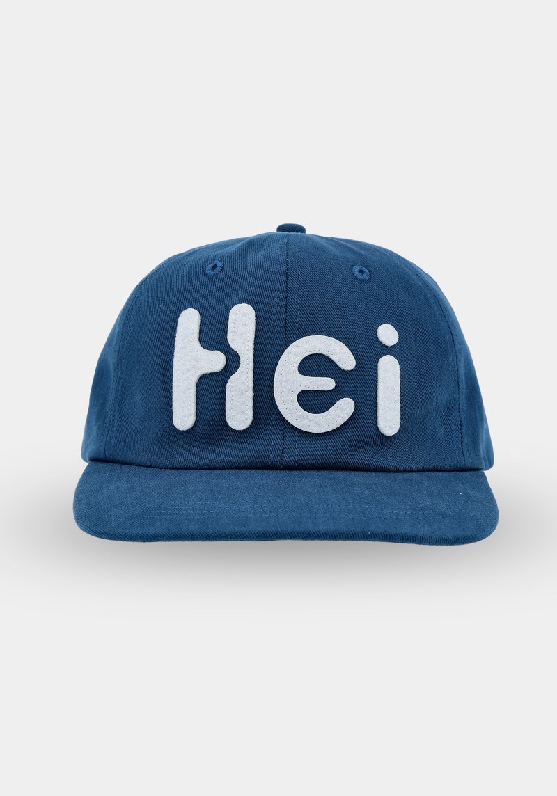 Heisan（ハイサン）の「Heiビッグロゴフェルトキャップ Blue（帽子）」