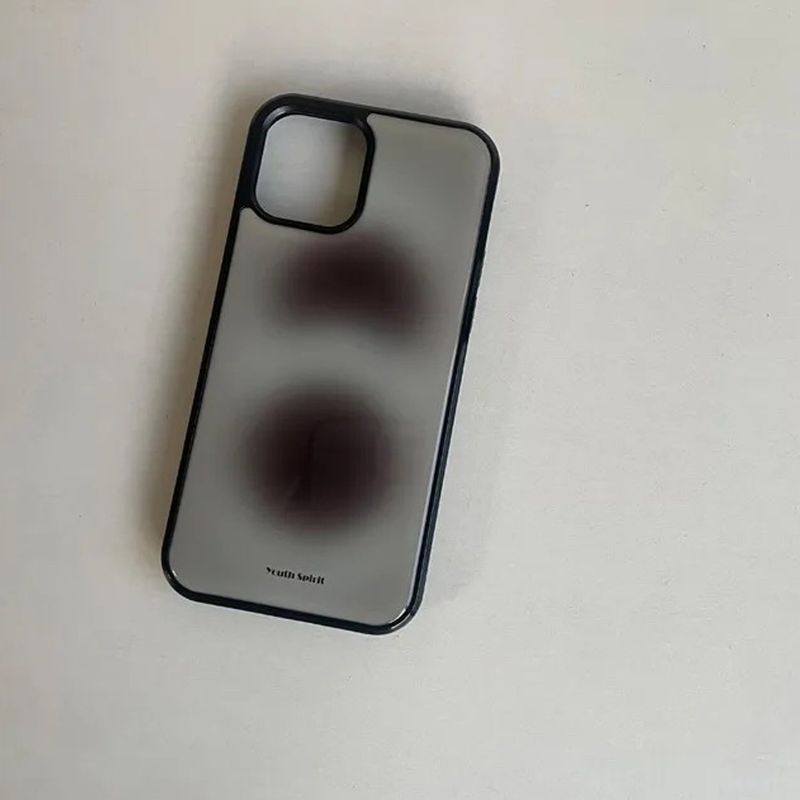 Fog Brown Gradient Epoxy Bumper Case