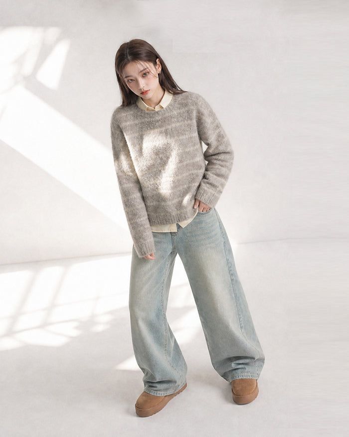 (UNISEX) Melony Brush Knit