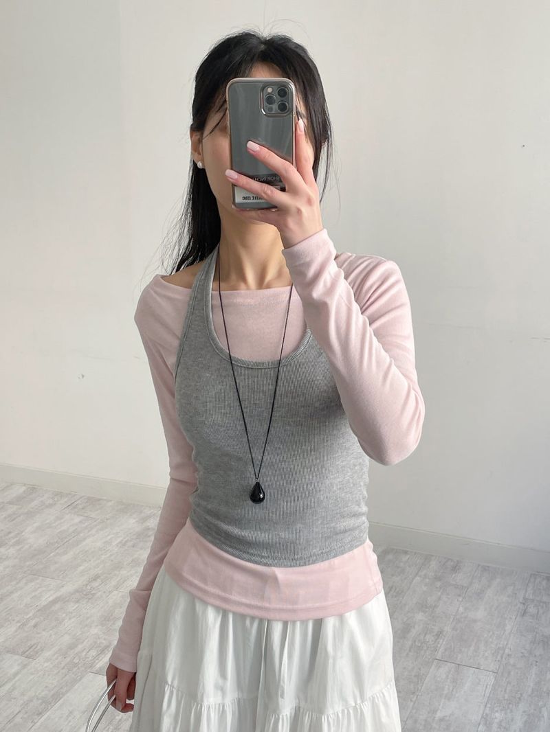 INCHANT ME（インチャントミー）の「Basic Halter Neck Sleeveless（Tops）」