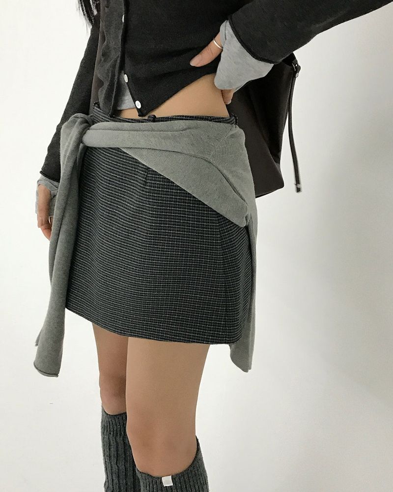 [ORIGINAL] Lynch Low Checkered Skirt