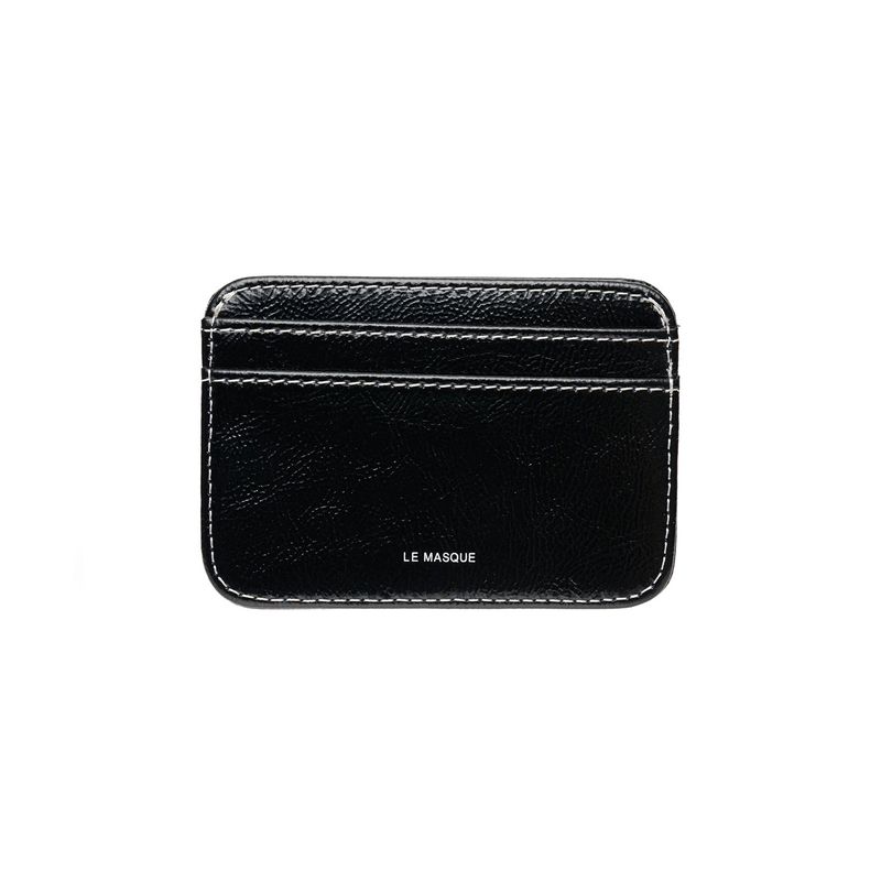 Daisy Slim Mini Transportation Card Wallet Black