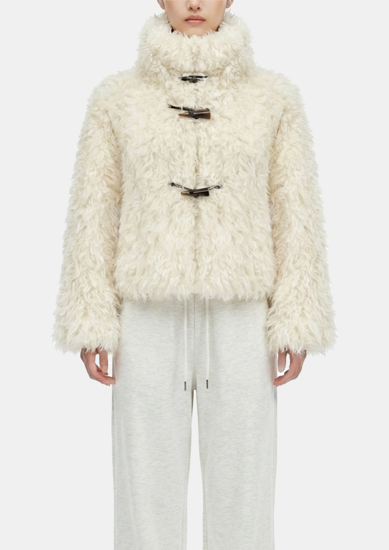 Eve Soft Fur Half-Neck Jacket