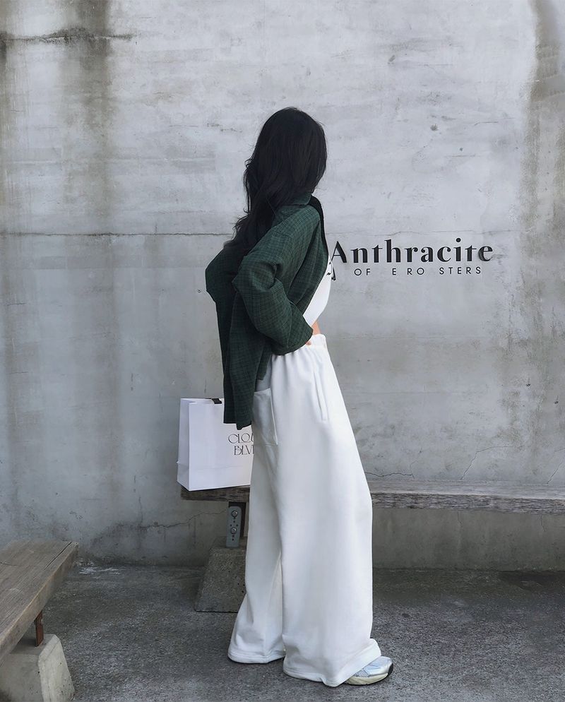 [Bellide made] Newer, two-way wide training pants
