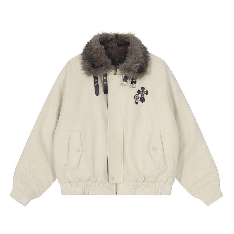 Cozy&Kitsch(コージーアンドキッチ)の「Delta Fur Collar Cross Jumper(Jackets/Outerwear)」