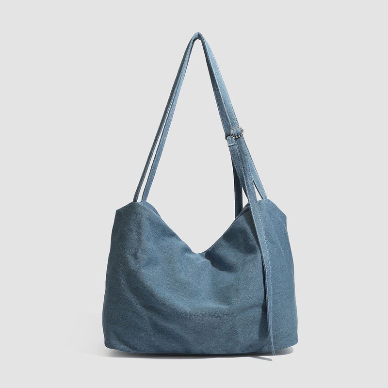 Star Keyring Denim Soft Hobo Shoulder Bag