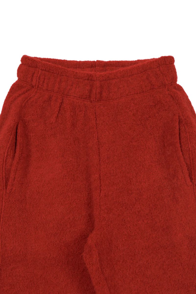Foggy Jogger wool pants [Red]