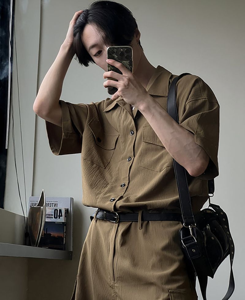 [ベルトあり] Jamie Jumpsuit (2 color)