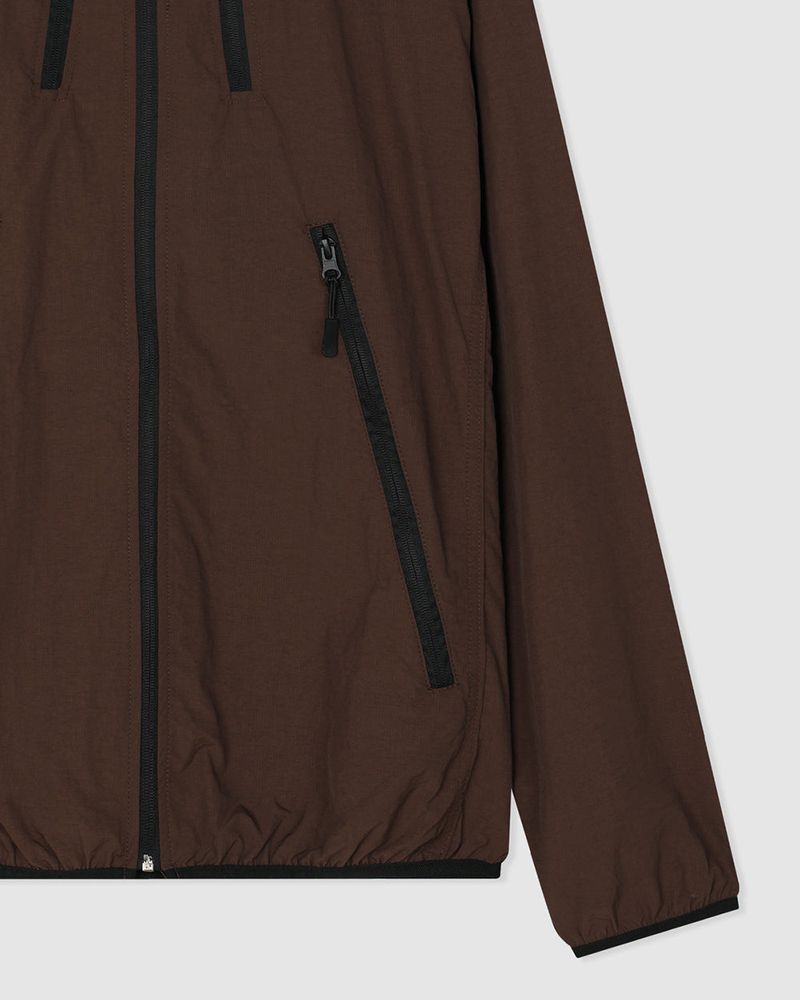 CALVET Zip-Up Hooded Windbreaker