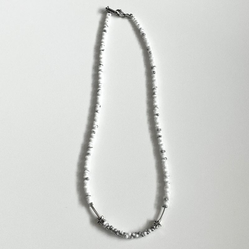 equope(エクァウプ)の「pebble silver bar necklace(Accessories)」
