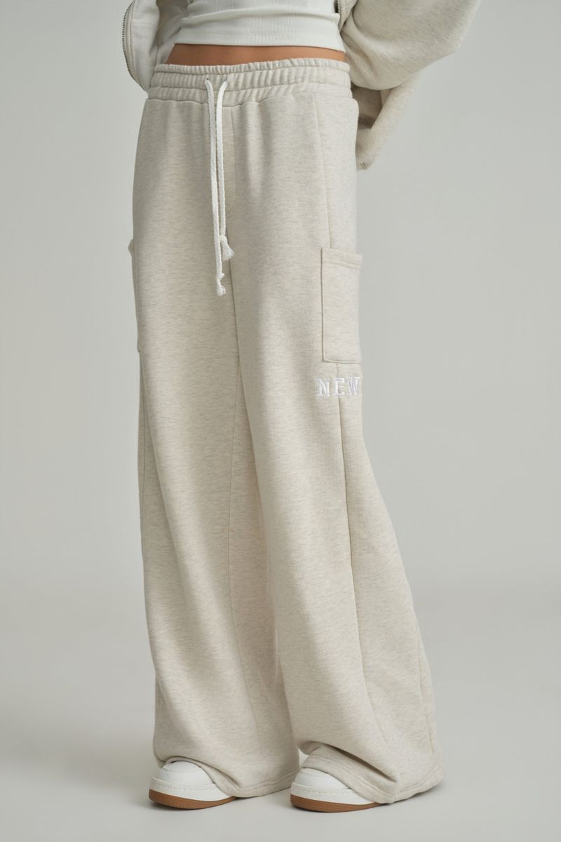 NYC sweatpants, Light Melange