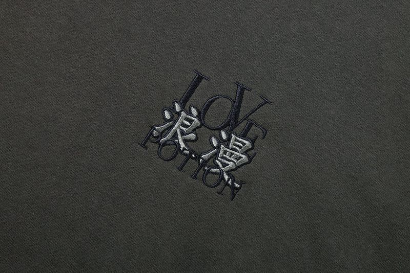 LOVE HOODIE_CHARCOAL